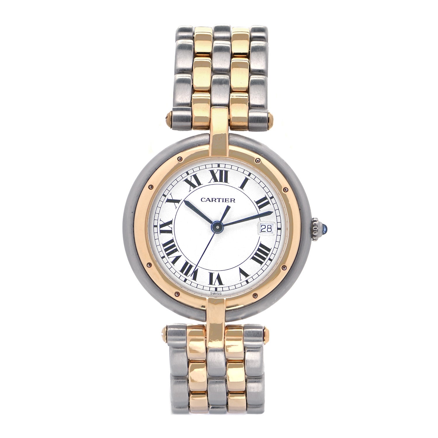 Cartier Stainless Steel 18K Yellow Gold 29mm Panthere Vendome Quartz Watch 1 of 4