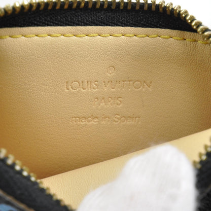 Louis Vuitton Monogram Multicolor Key Pouch Black 6 of 7