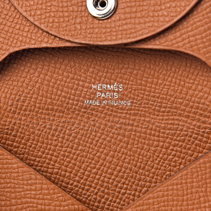 Hermes Epsom Bastia Coin Purse Gold 6 of 7