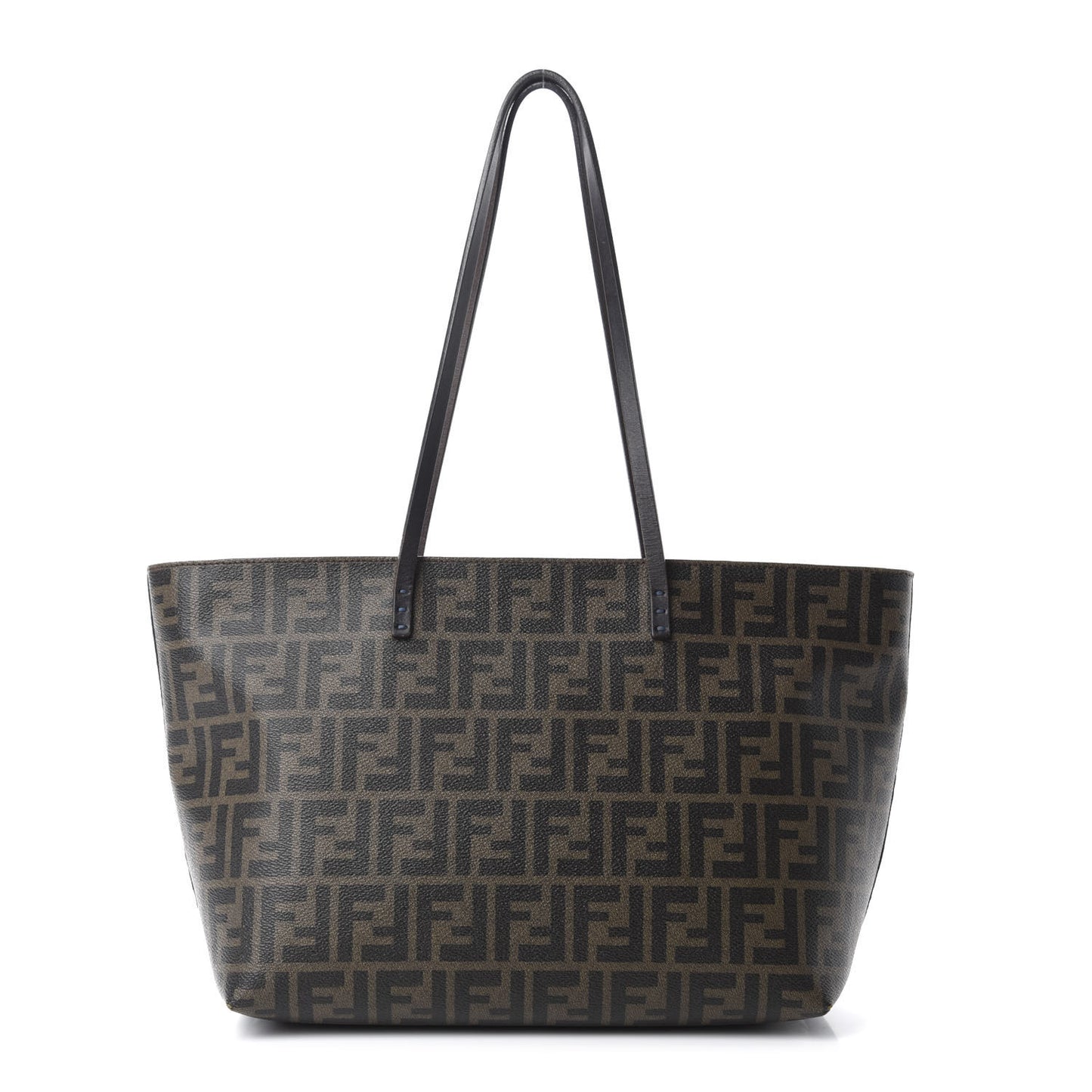 Zucca Spalmati Small Roll Tote Tobacco Blue