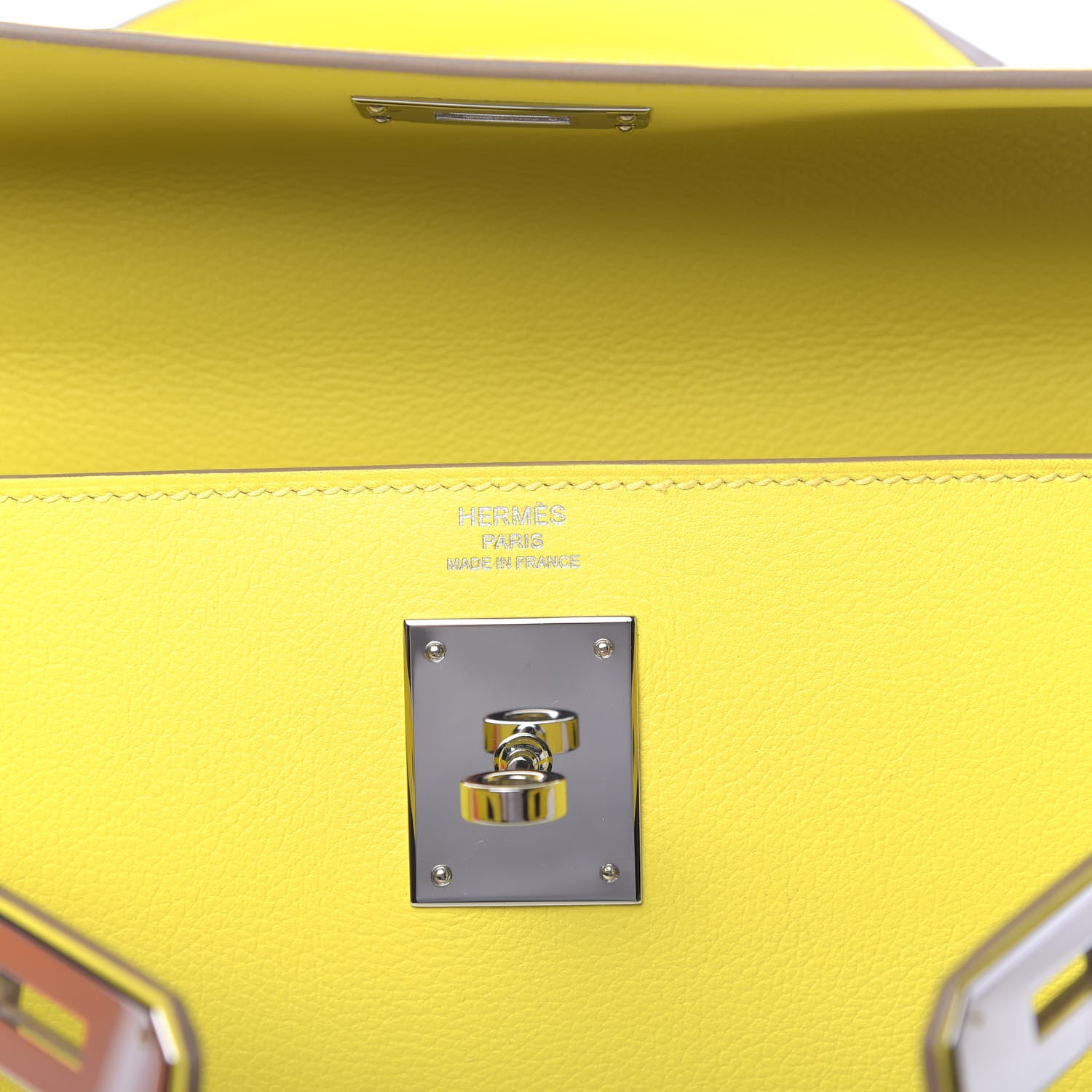 Hermes Evercolor Kelly Retourne 28 Lime 6 of 11