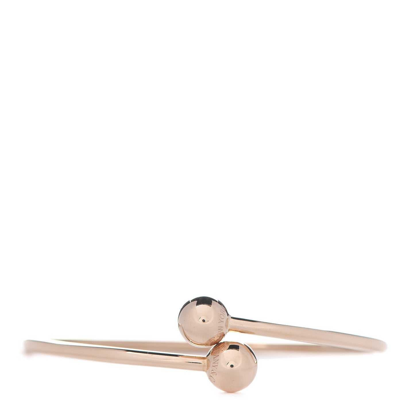 18K Rose Gold 8mm HardWear Ball Bypass Bracelet