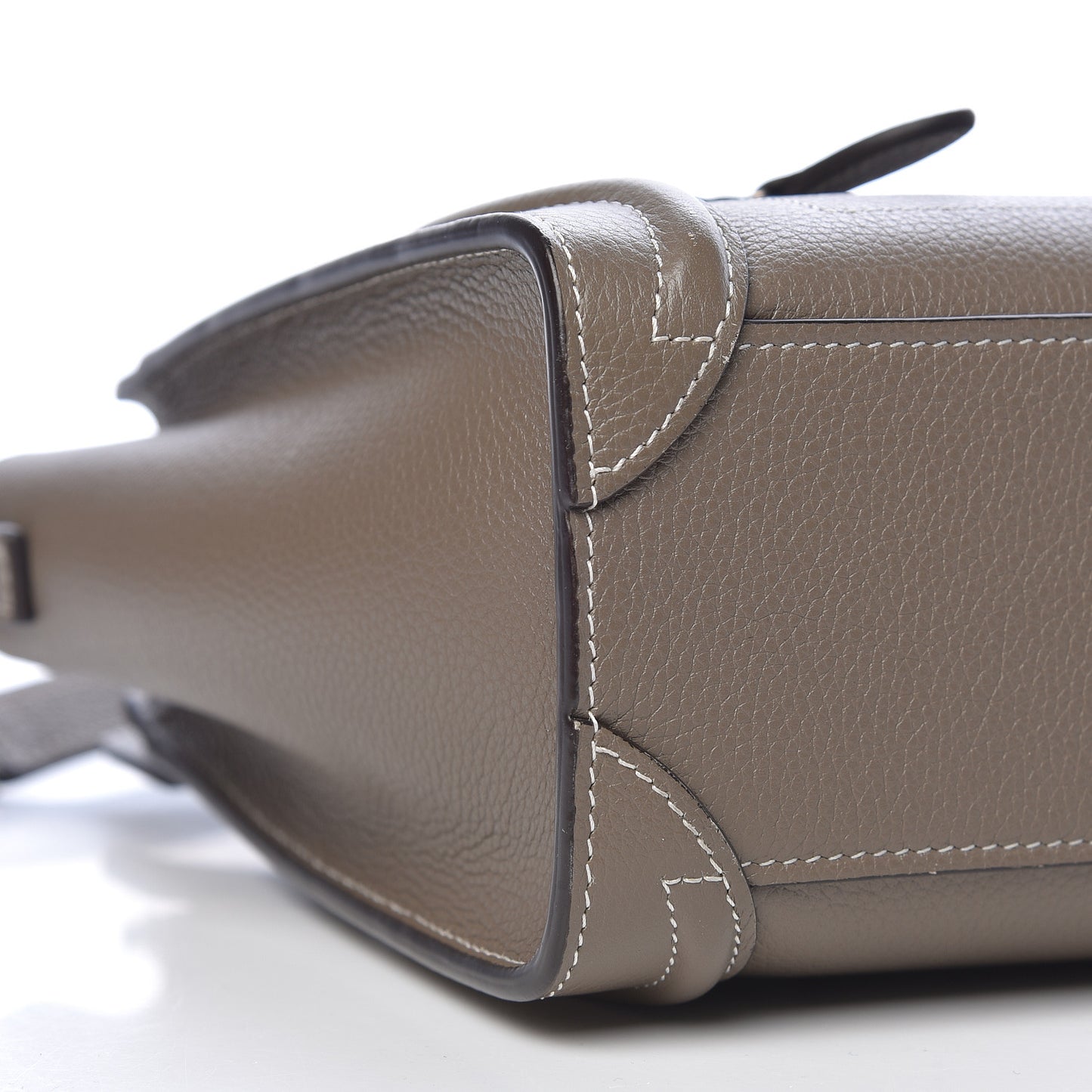 Drummed Calfskin Nano Luggage Souris