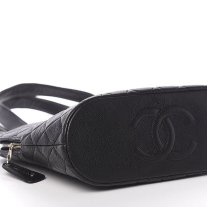 Chanel Caviar CC Shoulder Bag Black 10 of 11