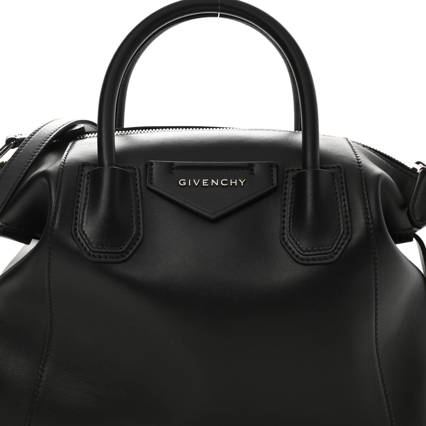 Smooth Calfskin Small Soft Antigona Black