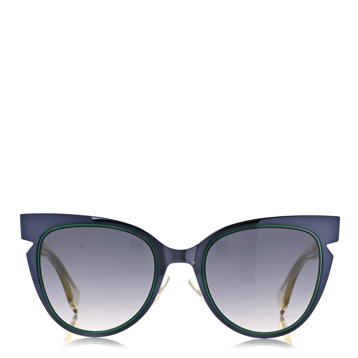 Fendi Cat Eye Lines Sunglasses FF 0133/S Blue 2 of 7