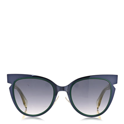 Fendi Cat Eye Lines Sunglasses FF 0133/S Blue 2 of 7