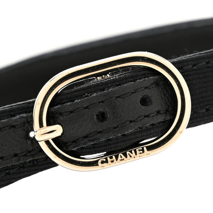 Chanel Grosgrain Camellia Slingback Flats 39.5 Black White 35 of 36