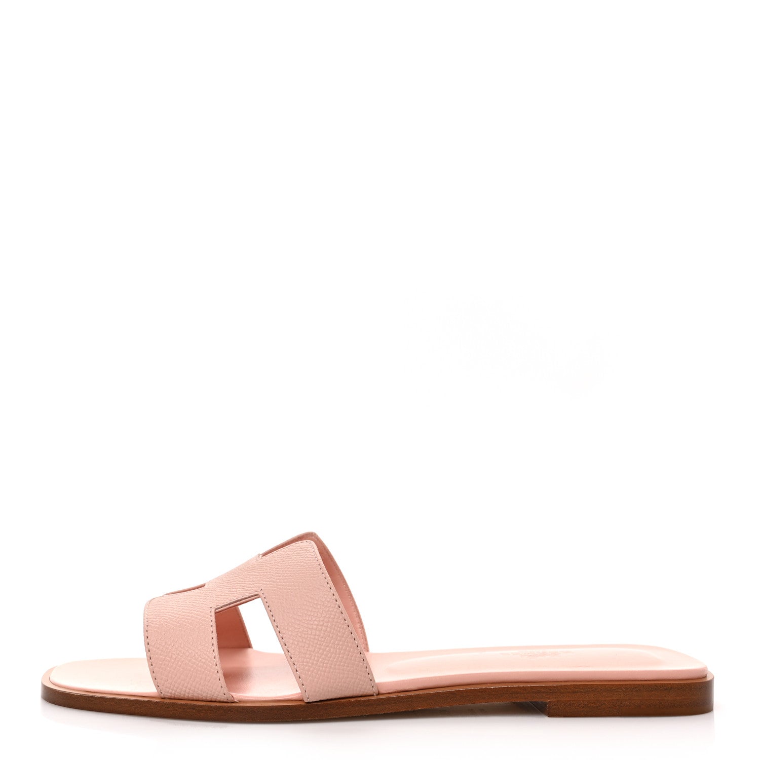 Hermes Epsom Oran Sandals 40.5 Rose Pale 1 of 9