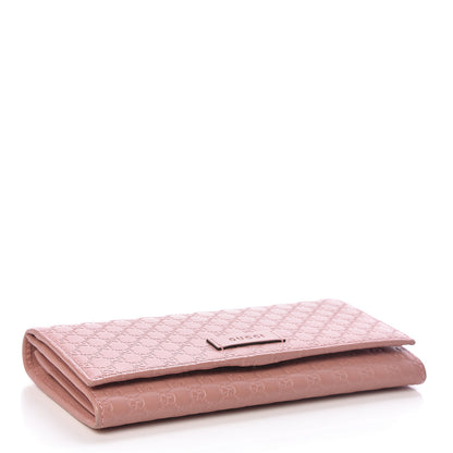 Gucci Soft Microguccissima Continental Wallet Soft Pink 4 of 9