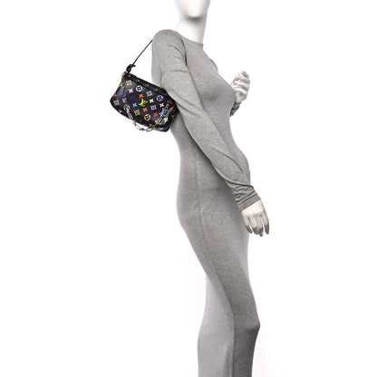 Louis Vuitton LV X TM Monogram Multicolor Pochette Accessories Black 2 of 10