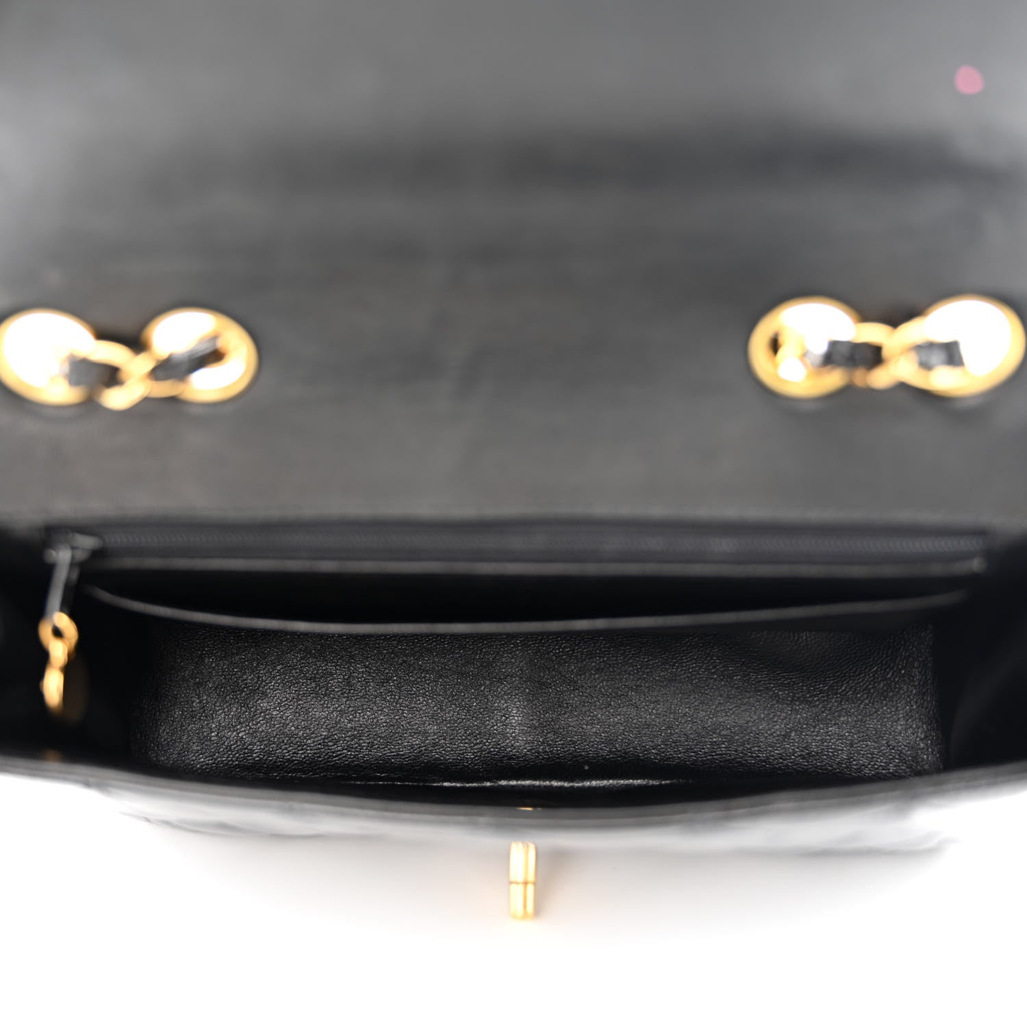 Chanel Patent Quilted Small Single Flap Black 5 of 18