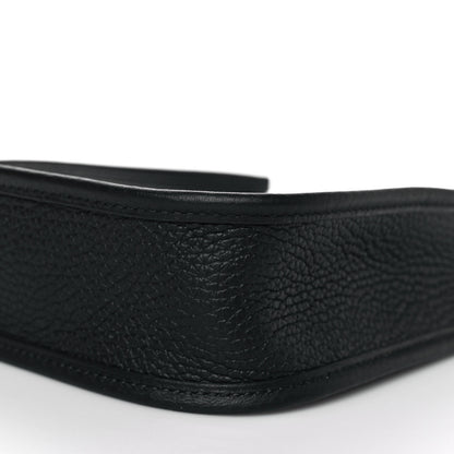 Hermes Taurillon Clemence Evelyne TPM Black 8 of 9