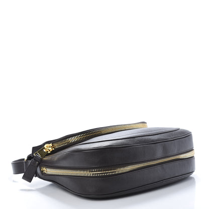 Tom Ford Pebbled Calfskin Large Jennifer Dark Brown 4 of 15