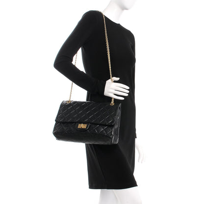 Chanel Aged Calfskin Quilted 2.55 Reissue 227 Flap Black 2 of 12