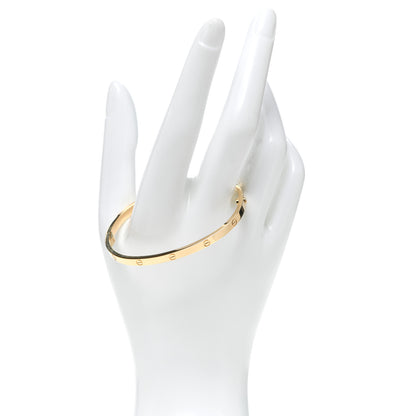 Cartier 18K Yellow Gold Small LOVE Bracelet 17 2 of 6