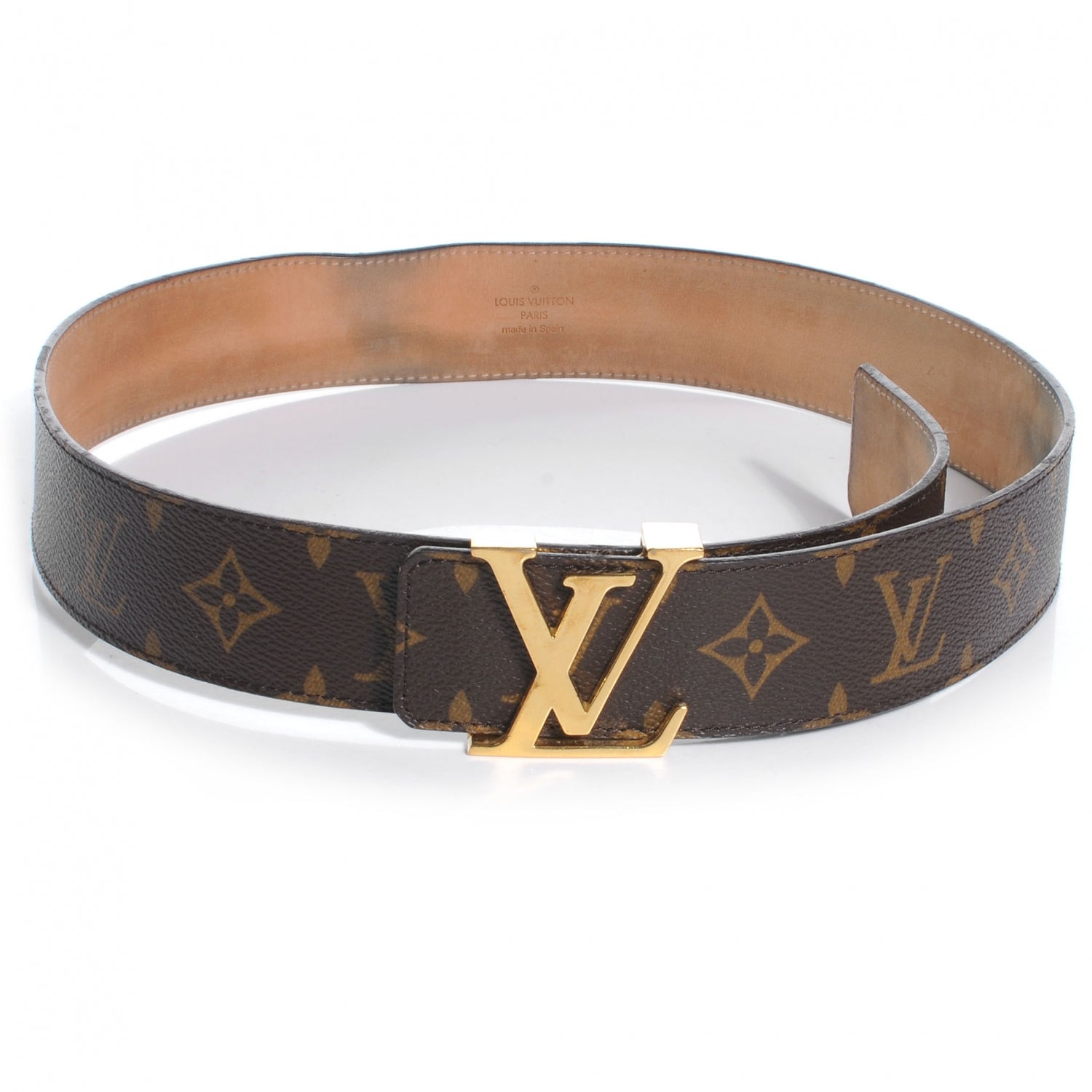Louis Vuitton Monogram LV Initiales Belt 80 32 1 of 7