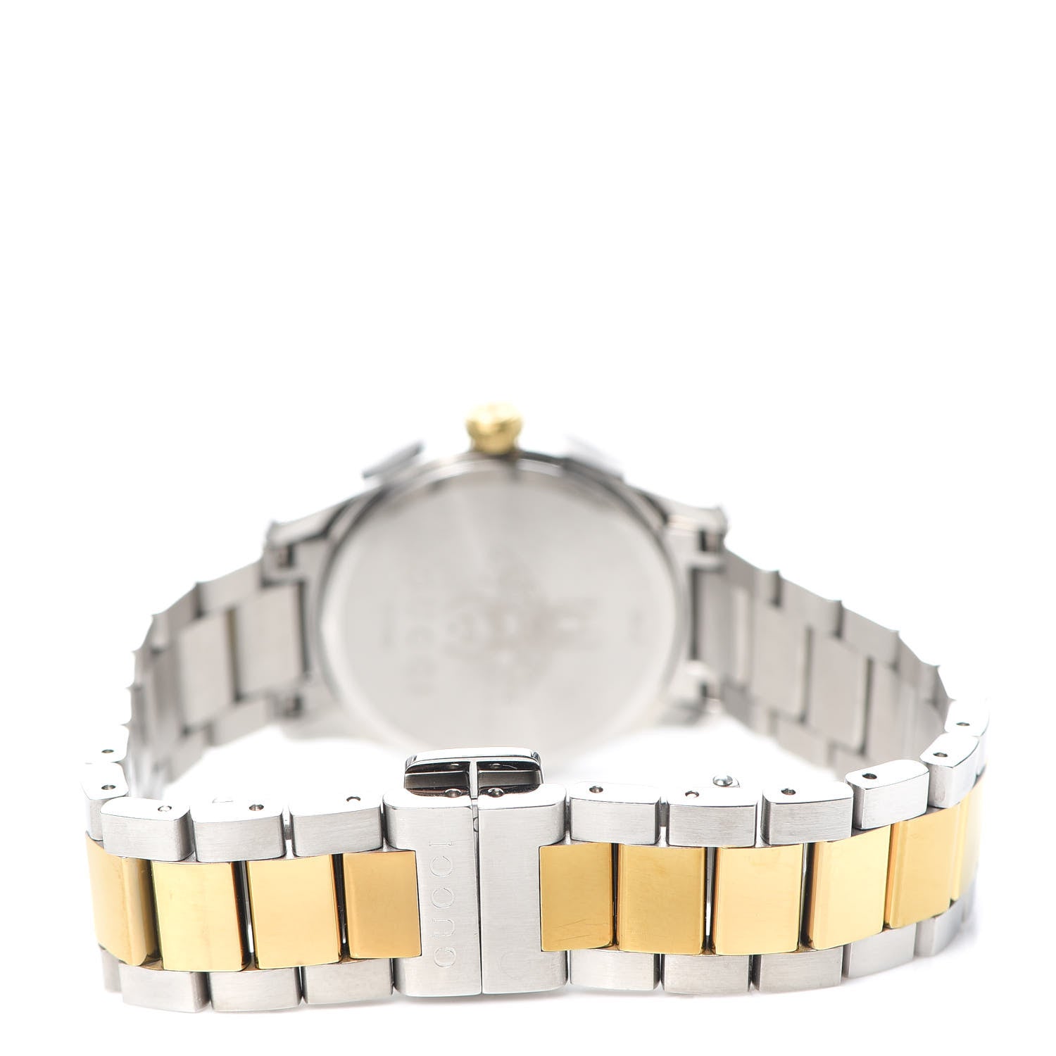 Gucci Stainless Steel 27mm G-Timeless Two Tone Cat Quartz Watch 3 of 6