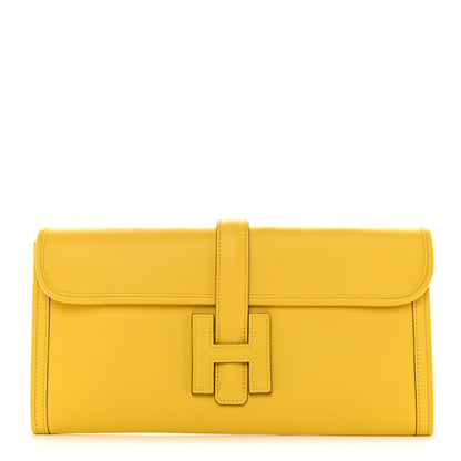 Hermes Swift Verso Jige Elan 29 Jaune De Naples Rose Confetti 1 of 8