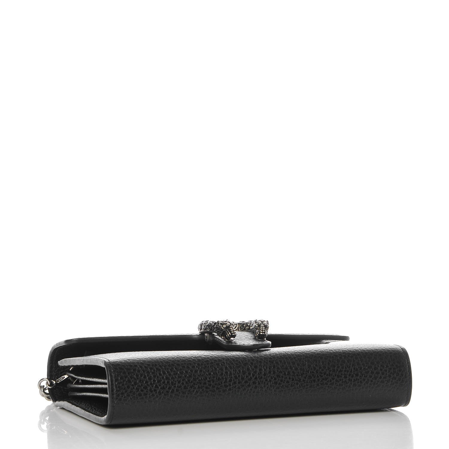 Gucci Calfskin Mini Dionysus Chain Wallet Black 4 of 8