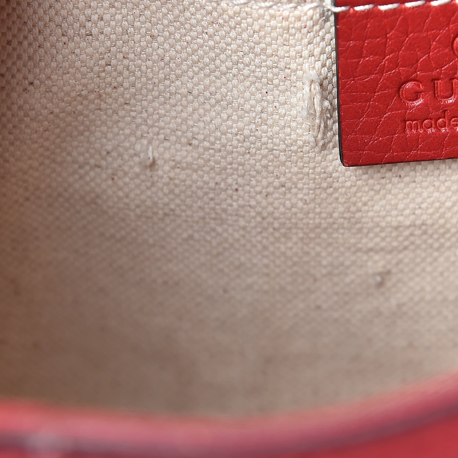 Gucci Calfskin Mini GG Marmont Top Handle Bag Vulcanic Red 16 of 24