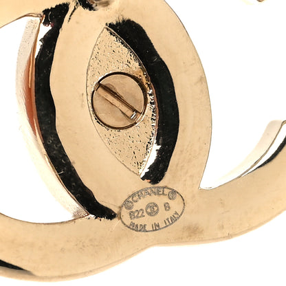 Chanel Metal CC Turnlock Earrings Gold 4 of 4