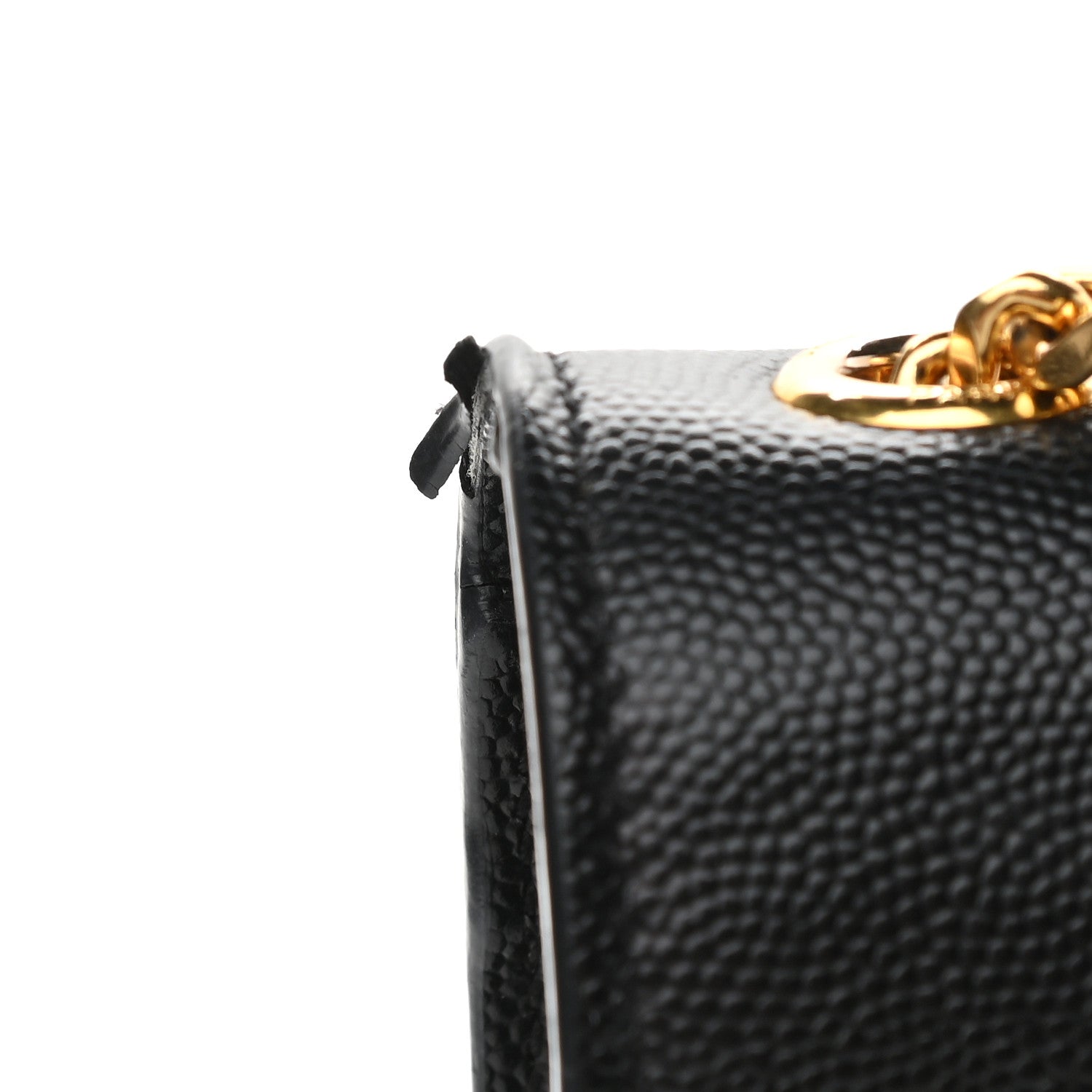 Saint Laurent Grain De Poudre Medium Classic Monogram Kate Satchel Black 9 of 9