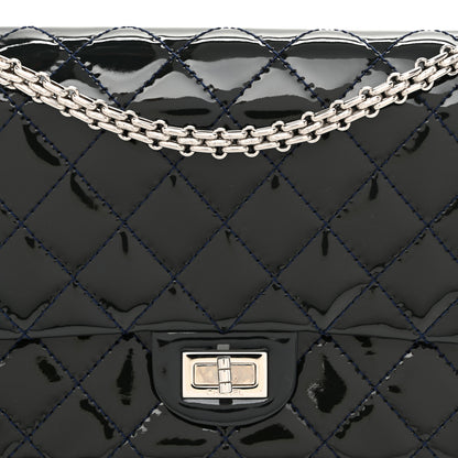 Chanel Patent Quilted 2.55 Reissue 226 Flap Blue 14 of 21
