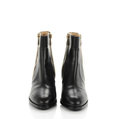 Chanel Calfskin Double Zip Short Boots 40 Black 2 of 11