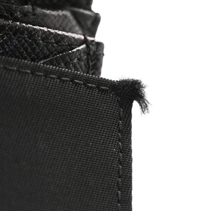 Prada Tessuto Nylon Continental Flap Wallet Black 10 of 10