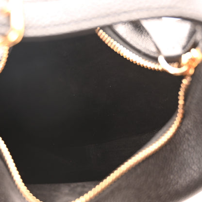 Celine Supple Grained Calfskin Teen Lulu Shoulder Bag Black 5 of 9