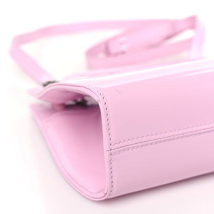 Salvatore Ferragamo Brushed Calfskin Mini Wanda Top Handle Bag Bubble Gum 7 of 8