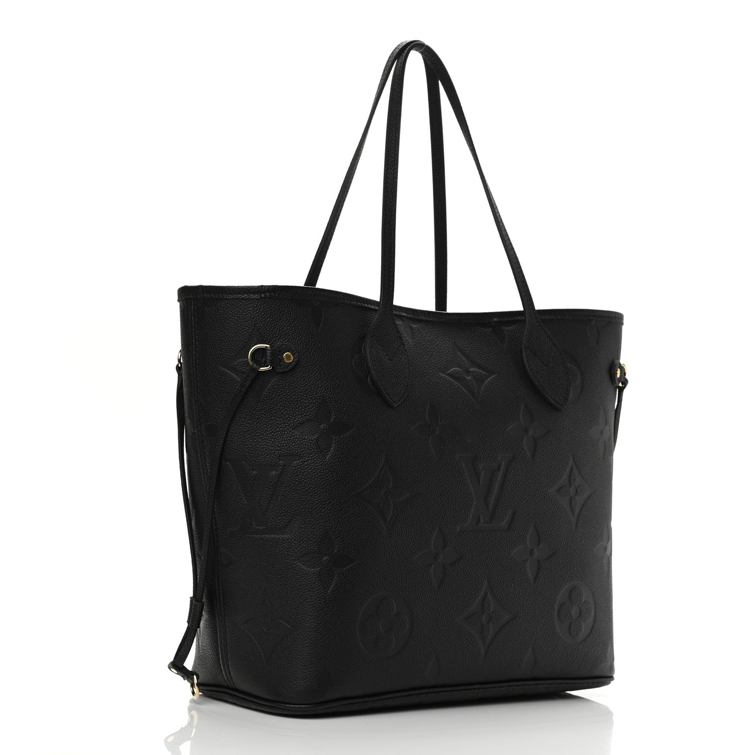Louis Vuitton Empreinte Monogram Giant Neverfull MM Black 4 of 10