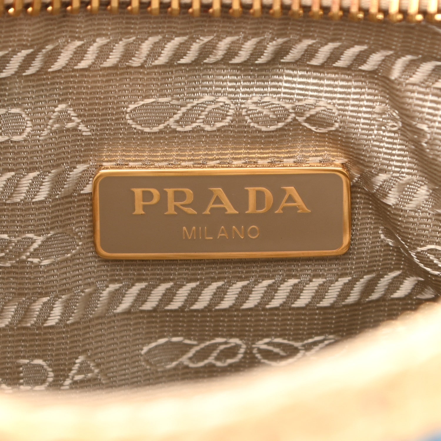 Prada Yarn Raffia Effect Crochet Striped Re-Edition 2005 Shoulder Bag Naturale Celeste 6 of 10