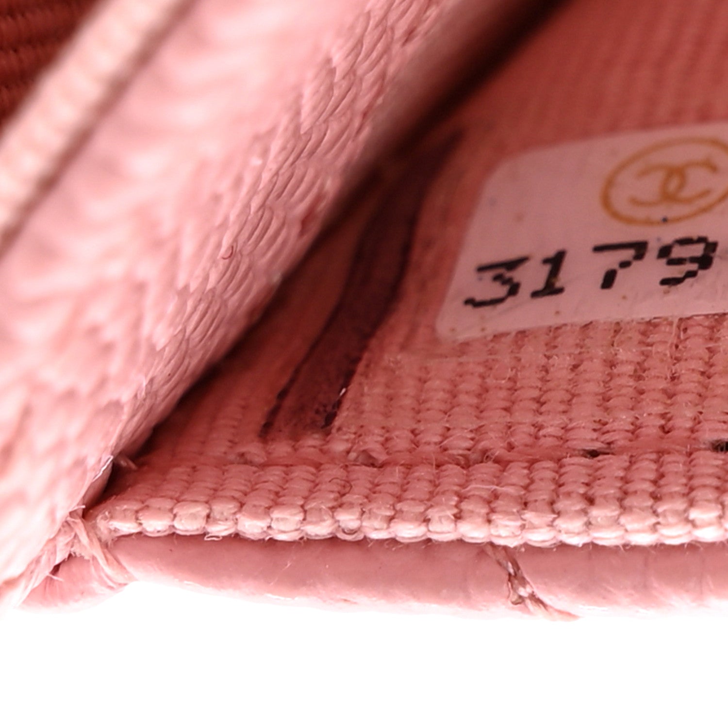 Chanel Caviar Quilted Flap Card Holder Wallet Light Pink 8 of 10