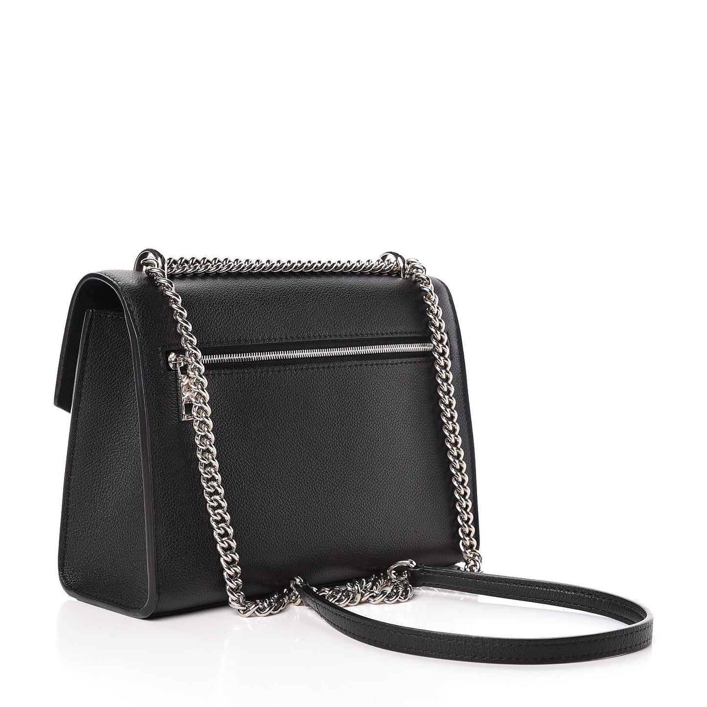 Soft Calfskin My Lockme Chain Bag BB Black