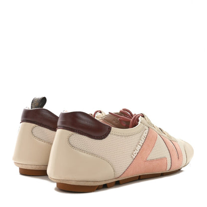 Louis Vuitton Suede Calfskin LV Sneakerina 39 Pink 5 of 7