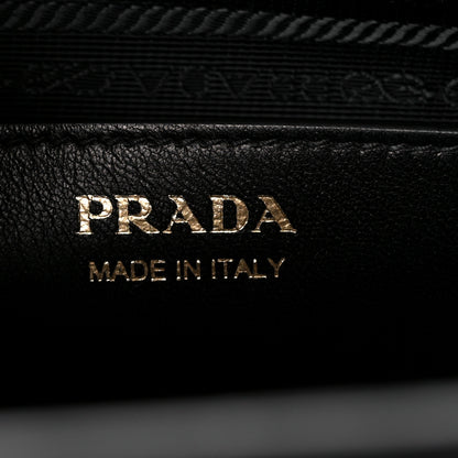 Prada Saffiano City Calfskin Medium Esplanade Tote Mercurio Black 6 of 11