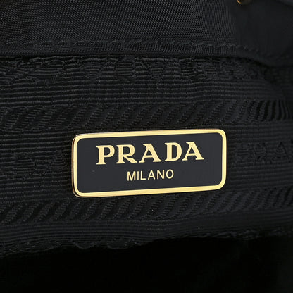 Prada Re-Nylon Duet Drawstring Shoulder Bag Black 6 of 11