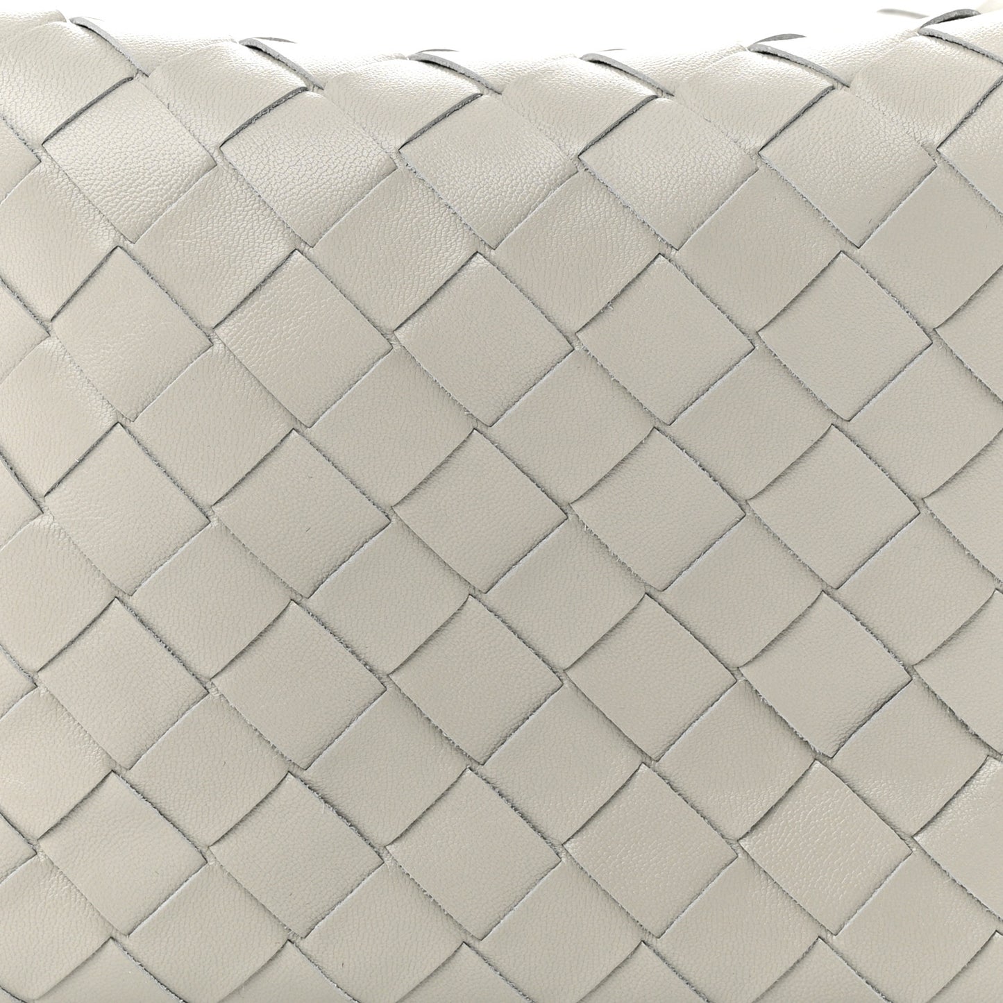 Calfskin Nappa Intrecciato Mini Wallace Agate Grey