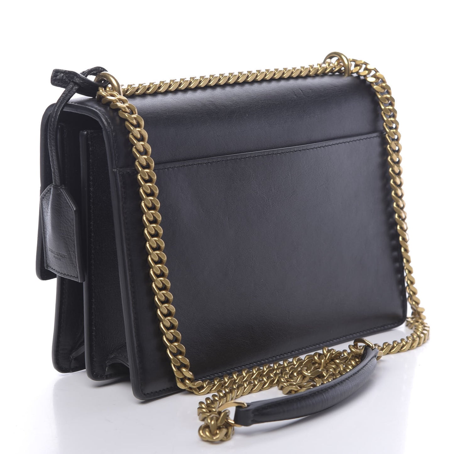Calfskin Rock Star Patchwork Medium Monogram Sunset Black