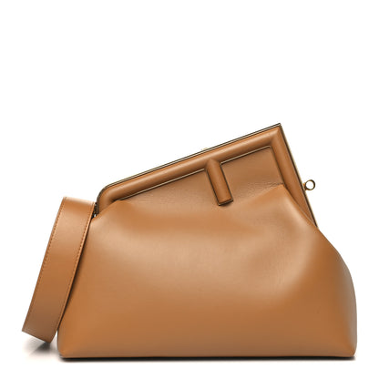 Fendi Shiny Nappa Medium Fendi First Caramello 1 of 10