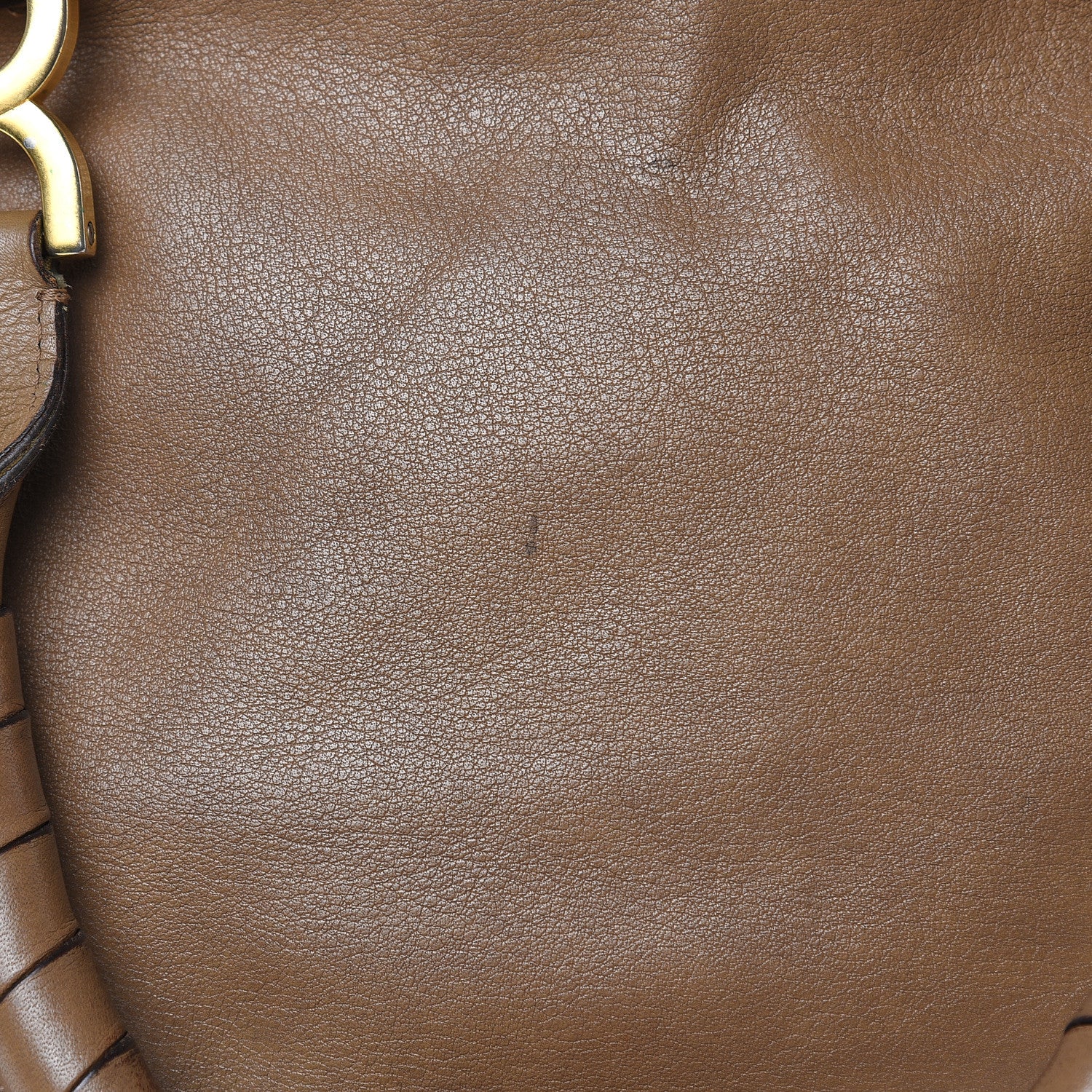 Chloe Calfskin Braided Medium Marcie Satchel Nut 14 of 19