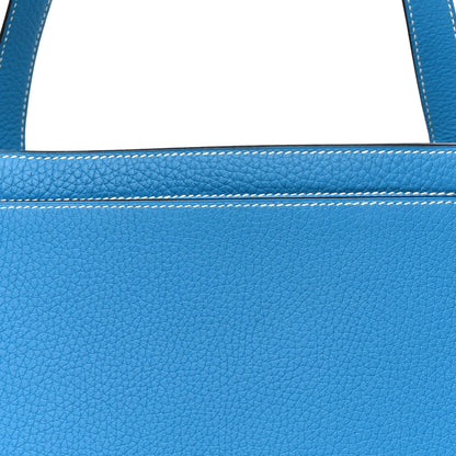Hermes Taurillon Clemence Cabasellier 31 Bleu Frida 7 of 9