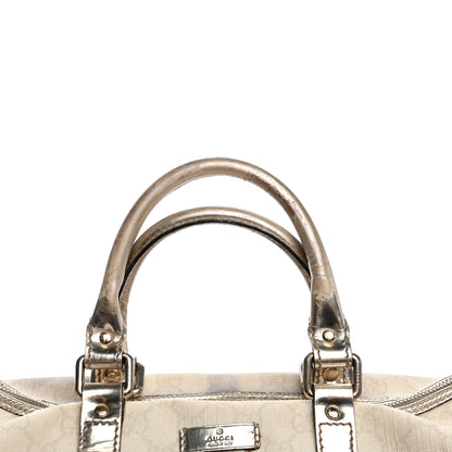 Gucci GG Plus Monogram Medium Joy Boston Metallic 14 of 16