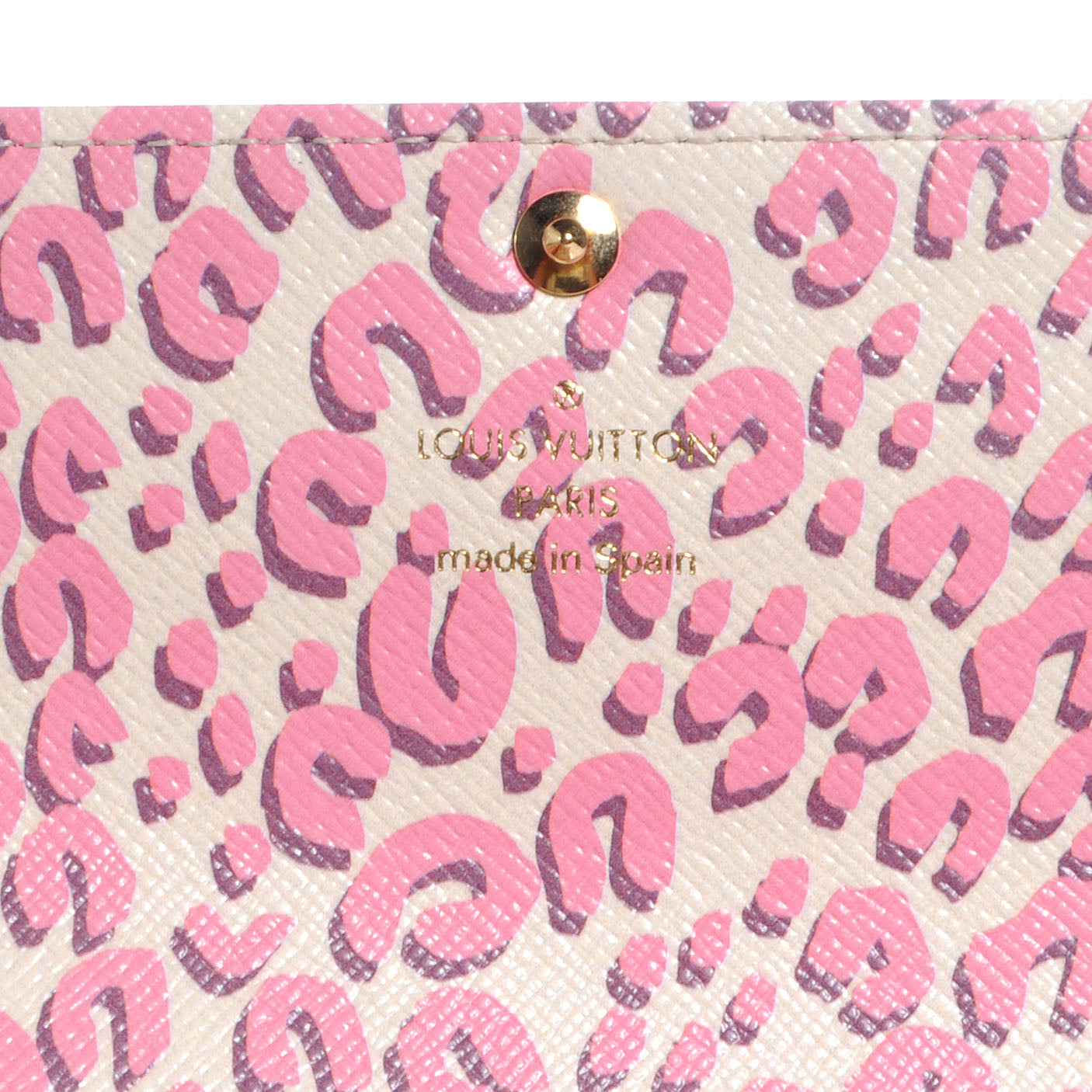 Louis Vuitton Monogram Leopard Sarah Wallet 7 of 8