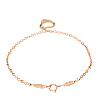 Tiffany 18K Rose Gold Elsa Peretti Open Heart Bracelet 2 of 3
