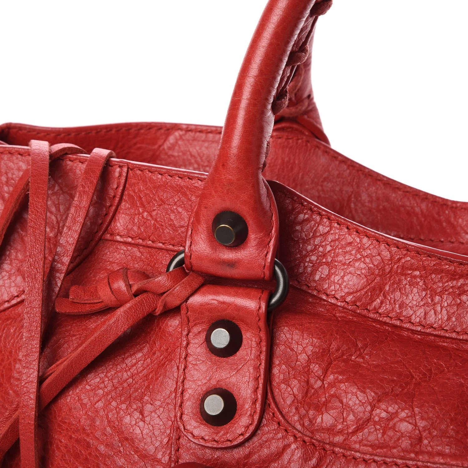 Balenciaga Agneau Classic Hardware City Rouge Coquelicot 11 of 16