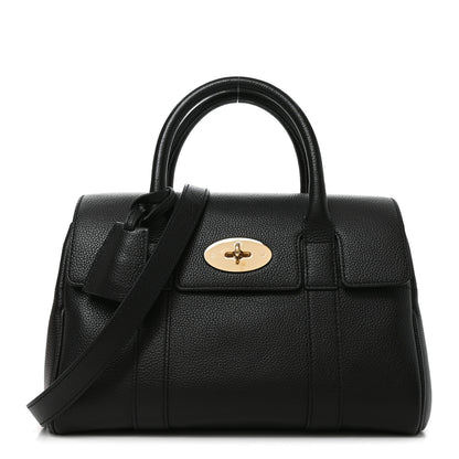 Mulberry Small Classic Grain Bayswater Black 1 of 10