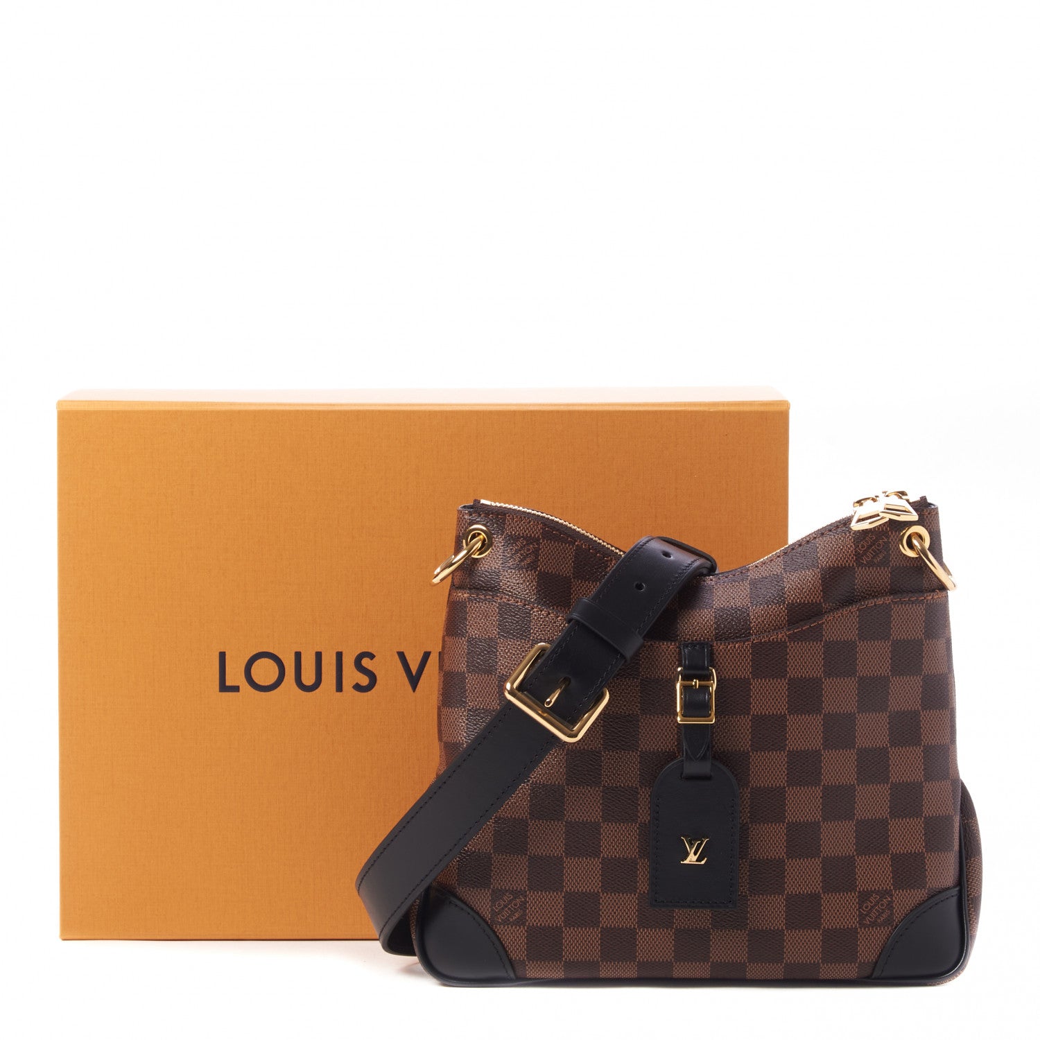 Louis Vuitton Damier Ebene Odeon PM Black 9 of 9